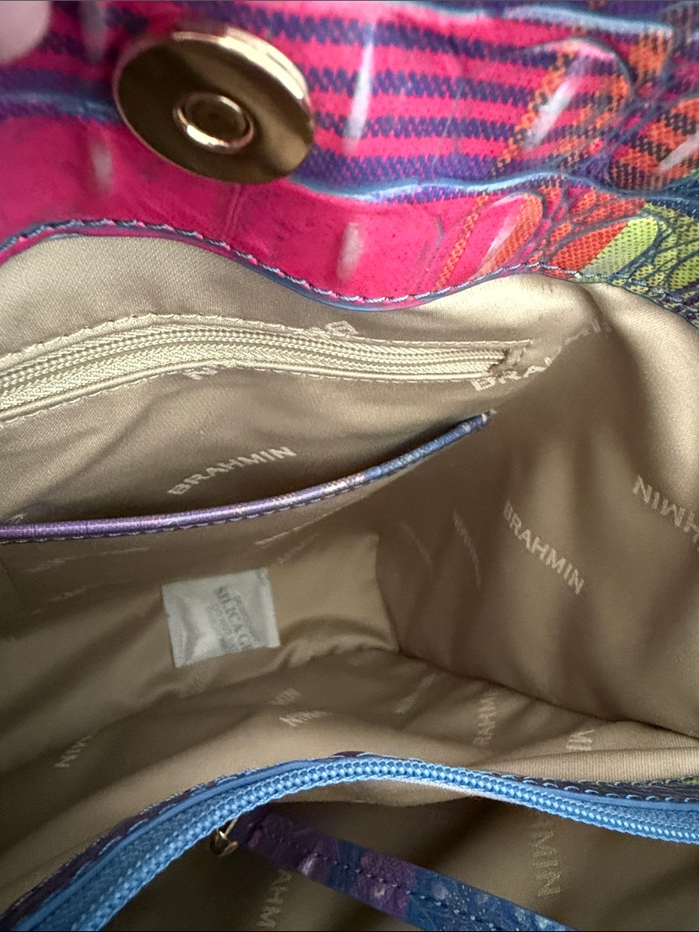 NEW
Brahmin Colorful Croc-Embossed Shoulder Bag - Multicolor - Picture 15 of 16